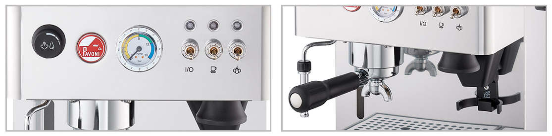 Funzionalità chiave La Pavoni Domus Bar Funzionalità chiave La Pavoni Domus Bar